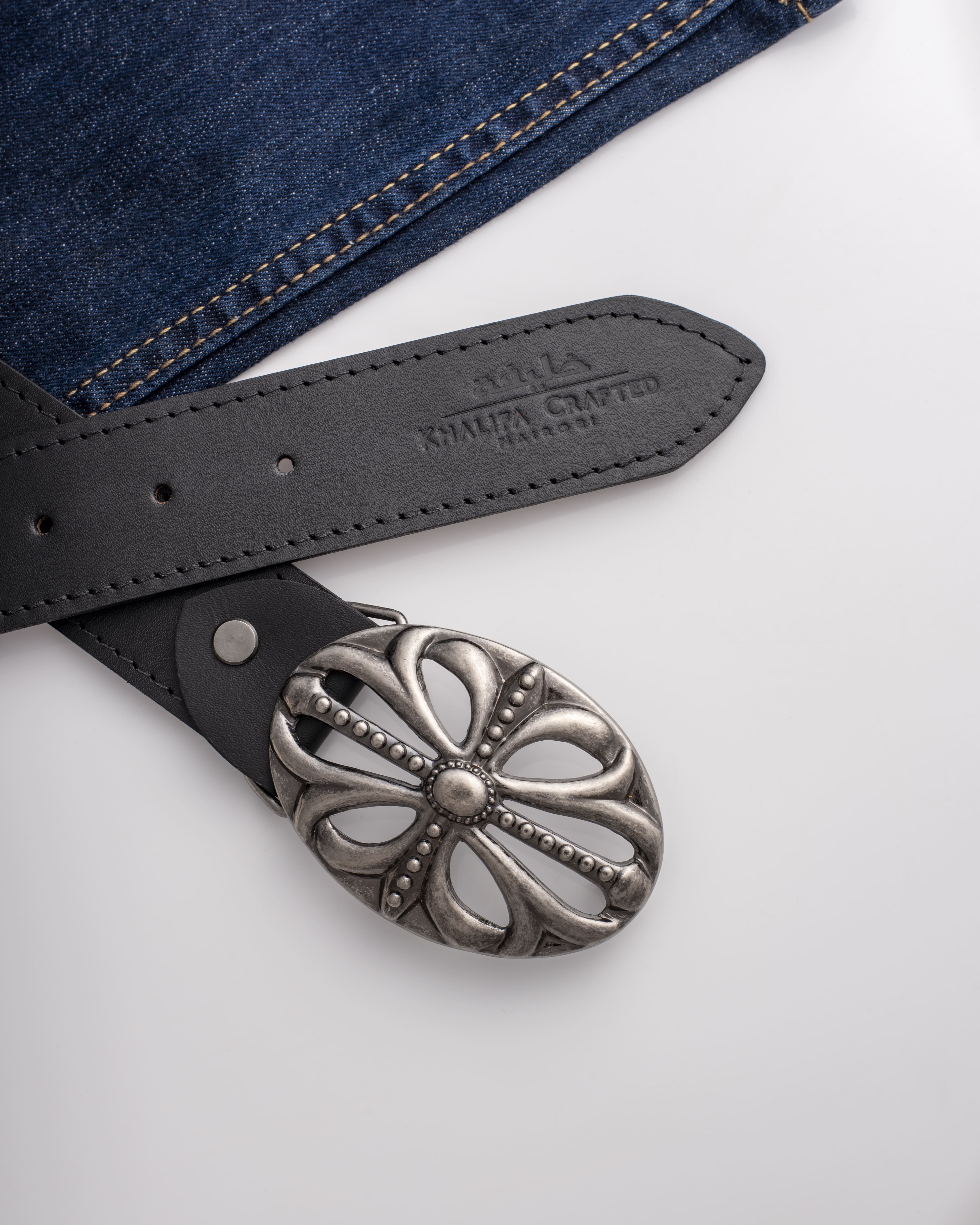 40mm Non-Reversible Belt  with Flower Buckle thumbnail