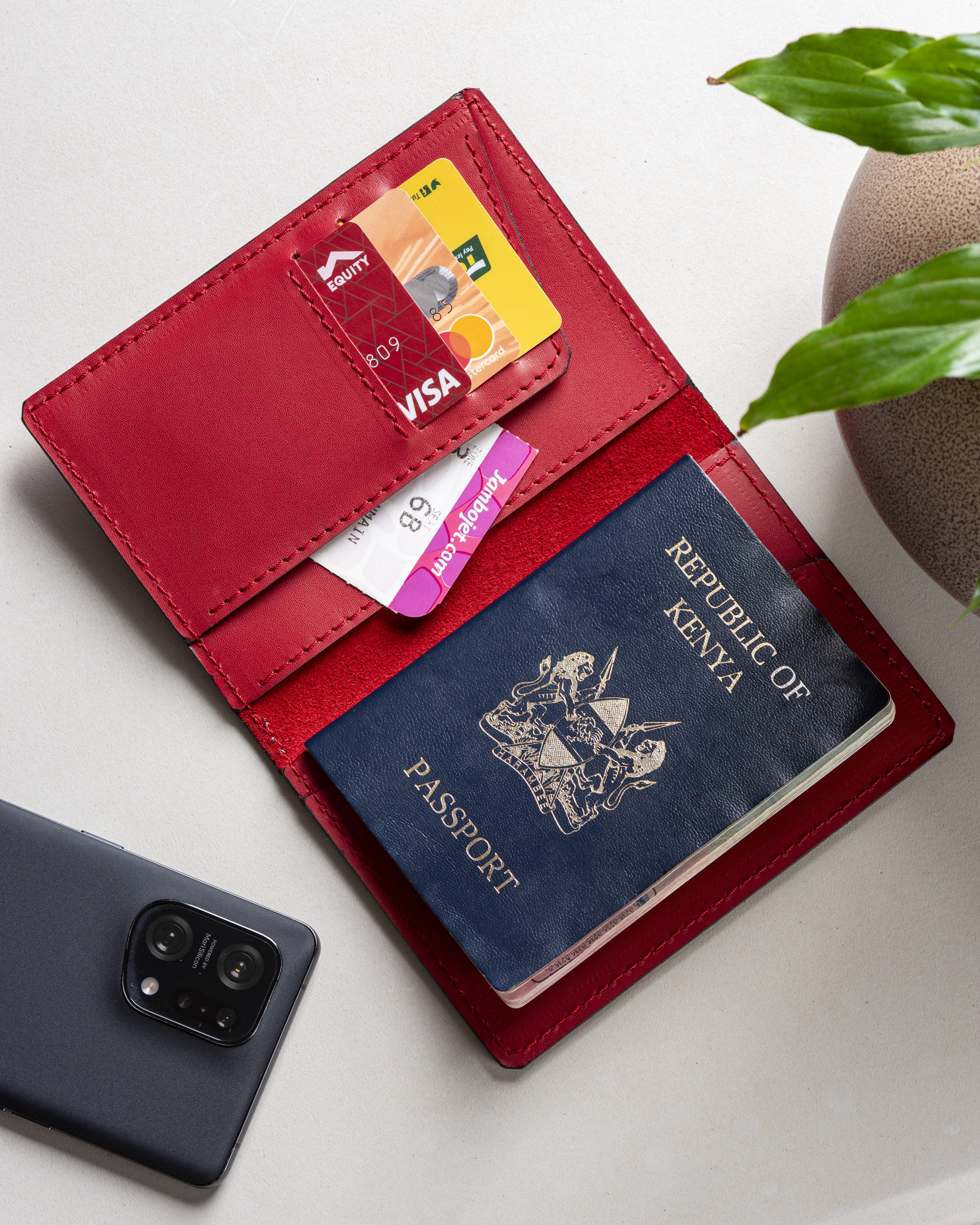 Jamhuri without pen section  Passport Holder